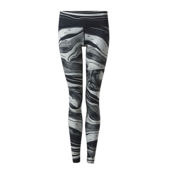 Lululemon Speed Wunder Tight (Nulux) Marbled Mix 50G White Black Size 6 - Picture 6 of 13